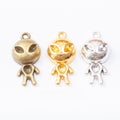 Zinc Alloy Alien Charm Pendant for DIY Necklace Bracelet Jewelry Making view 1