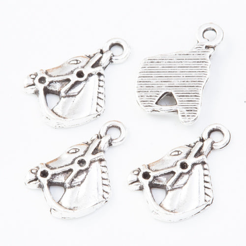 Zinc Alloy Horse Charm Pendant No.485450 for DIY Necklace Bracelet Jewelry Making