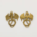 Zinc Alloy Flying Dragon Charm Pendant No.458718 for DIY Necklace Bracelet Jewelry Making view 4