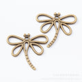 Zinc Alloy Dragonfly Charm Pendant No.490751 for DIY Necklace Bracelet Jewelry Making view 3