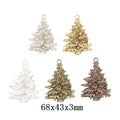 Zinc Alloy Christmas Tree Charm Pendant No.332933 for DIY Necklace Bracelet Jewelry Making view 1