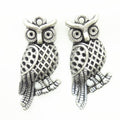 Zinc Alloy Owl Charm Pendant No.770762 for DIY Necklace Bracelet Jewelry Making view 5