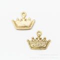 Zinc Alloy Crown Charm Pendant No.430803 for DIY Necklace Bracelet Jewelry Making view 3