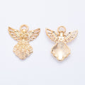 Zinc Alloy Angel Charm Pendant No.340804 for DIY Necklace Bracelet Jewelry Making view 5