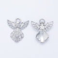 Zinc Alloy Angel Charm Pendant No.340804 for DIY Necklace Bracelet Jewelry Making view 3