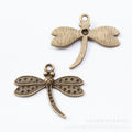 Zinc Alloy Dragonfly Charm Pendant No.652288 for DIY Necklace Bracelet Jewelry Making view 3