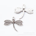 Zinc Alloy Dragonfly Charm Pendant No.652288 for DIY Necklace Bracelet Jewelry Making view 2