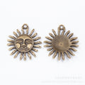 Zinc Alloy Smiling Sun Charm Pendant No.716880 for DIY Necklace Bracelet Jewelry Making view 5