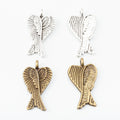 Zinc Alloy Wing Charm Pendant No.297283 for DIY Necklace Bracelet Jewelry Making view 4