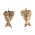 Zinc Alloy Wing Charm Pendant No.297283 for DIY Necklace Bracelet Jewelry Making view 2
