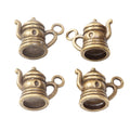 Zinc Alloy Teapot Charm Pendant No.666518 for DIY Necklace Bracelet Jewelry Making view 4