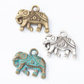 Zinc Alloy Elephant Charm Pendant No.868381 for DIY Necklace Bracelet Jewelry Making view 5