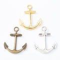 Zinc Alloy Anchor Charm Pendant No.168279 for DIY Necklace Bracelet Jewelry Making view 1