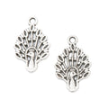 Zinc Alloy Peacock Charm Pendant No.419097 for DIY Necklace Bracelet Jewelry Making view 3