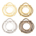 DIY Vintage Alloy Swimming Ring Lifebuoy Pendant Charm For Jewelry Accessories view 5