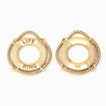 DIY Vintage Alloy Swimming Ring Lifebuoy Pendant Charm For Jewelry Accessories view 3