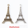 Zinc Alloy Eiffel Tower Charm Pendant No.997596 for DIY Necklace Bracelet Jewelry Making view 1