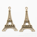 Zinc Alloy Eiffel Tower Charm Pendant No.997596 for DIY Necklace Bracelet Jewelry Making view 2
