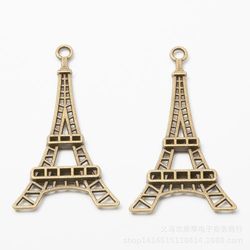 Zinc Alloy Eiffel Tower Charm Pendant No.997596 for DIY Necklace Bracelet Jewelry Making