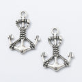 Zinc Alloy Anchor Charm Pendant No.209700 for DIY Necklace Bracelet Jewelry Making view 2