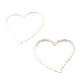 Zinc Alloy Heart Charm Pendant No.892805 for DIY Necklace Bracelet Jewelry Making view 3
