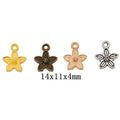 Zinc Alloy Flower Charm Pendant No.188142 for DIY Necklace Bracelet Jewelry Making view 1