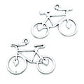 Zinc Alloy Bicycle Charm Pendant No.993000 for DIY Necklace Bracelet Jewelry Making view 3
