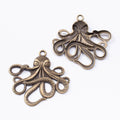 Zinc Alloy Octopus Charm Pendant No.188015 for DIY Necklace Bracelet Jewelry Making view 2