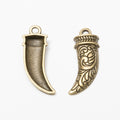Zinc Alloy Bull Horn Charm Pendant No.220934 for DIY Necklace Bracelet Jewelry Making view 2