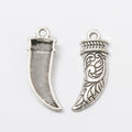 Zinc Alloy Bull Horn Charm Pendant No.220934 for DIY Necklace Bracelet Jewelry Making view 3
