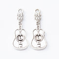 Zinc Alloy Guitar Charm Pendant No.227821 for DIY Necklace Bracelet Jewelry Making view 4
