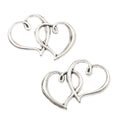 Zinc Alloy Double Hearts Charm Pendant for DIY Necklace Bracelet Jewelry Making view 3