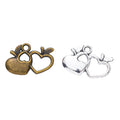 Zinc Alloy Heart Apple Charm Pendant for DIY Necklace Bracelet Jewelry Making view 4