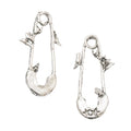 Zinc Alloy Safety Pin Charm Pendant No.096867 for DIY Necklace Bracelet Jewelry Making view 3