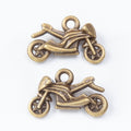 Zinc Alloy Motorcycle Charm Pendant No.659403 for DIY Necklace Bracelet Jewelry Making view 3