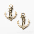 Zinc Alloy Anchor Charm Pendant No.779139 for DIY Necklace Bracelet Jewelry Making view 3
