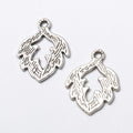 Zinc Alloy Leaf Charm Pendant No.255560 for DIY Necklace Bracelet Jewelry Making view 3