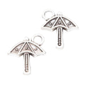 Zinc Alloy Umbrella Charm Pendant No.464367 for DIY Necklace Bracelet Jewelry Making view 3