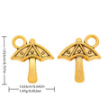 Zinc Alloy Umbrella Charm Pendant No.464367 for DIY Necklace Bracelet Jewelry Making view 4