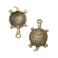 Zinc Alloy Turtle Charm Pendant No.734073 for DIY Necklace Bracelet Jewelry Making view 3