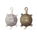 Zinc Alloy Turtle Charm Pendant No.734073 for DIY Necklace Bracelet Jewelry Making view 4