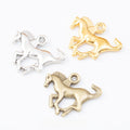 Zinc Alloy Horse Charm Pendant No.726628 for DIY Necklace Bracelet Jewelry Making view 1