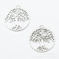 Zinc Alloy Tree Of Life Charm Pendant No.864806 for DIY Necklace Bracelet Jewelry Making view 2