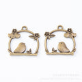 Zinc Alloy Bird Cage Charm Pendant No.868138 for DIY Necklace Bracelet Jewelry Making view 4