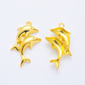 Zinc Alloy Dolphin Charm Pendant No.960274 for DIY Necklace Bracelet Jewelry Making view 4