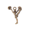 Zinc Alloy Ballerina Girl Charm Pendant for DIY Necklace Bracelet Jewelry Making view 2