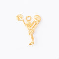 Zinc Alloy Ballerina Girl Charm Pendant for DIY Necklace Bracelet Jewelry Making view 4