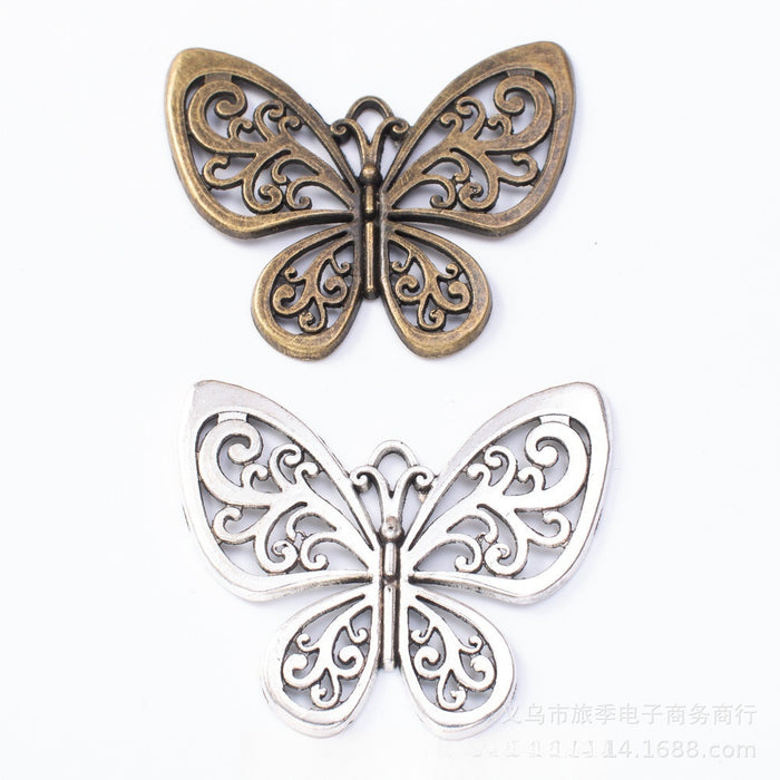 Zinc Alloy Butterfly Charm Pendant No.203742 for DIY Necklace Bracelet Jewelry Making