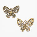 Zinc Alloy Butterfly Charm Pendant No.203742 for DIY Necklace Bracelet Jewelry Making view 3