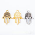 Zinc Alloy Hand Charm Pendant No.847448 for DIY Necklace Bracelet Jewelry Making view 1